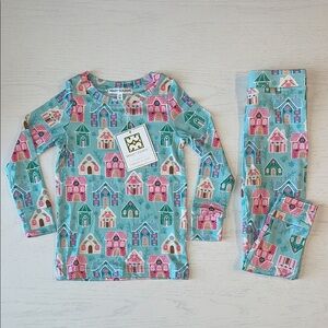 🎄 Mary Square Gingerbread Holiday Christmas Pajamas 2T 3T 5T